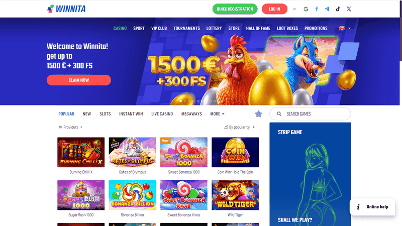Recensione di Winnita Casino 2026 | Analisi Neutrale Recensione di Winnita Casino 2026 | Analisi Neutrale